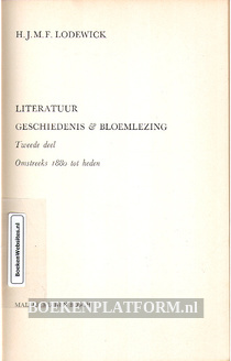 Literatuur-geschiedenis bloemlezing 2