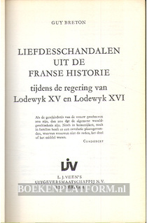 Liefdesschandalen uit de Franse historie