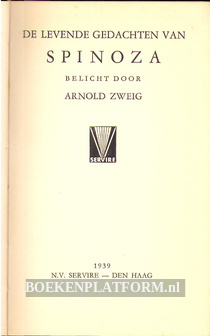 De levende gedachten van Spinoza