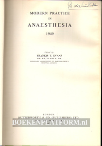 Modern Practice in Anaesthesia