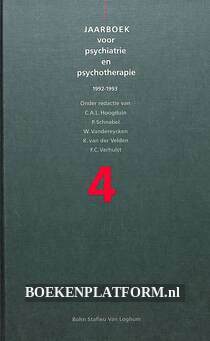 Jaarboek voor psychiatrie en psychotherapie 1992-1993