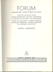 Forum Jaargang III 1934