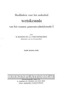 Wetskennis van het examen Gemeente administratie 1