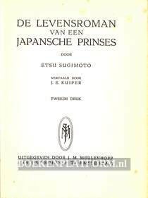 De levensroman van een Japansche prinses
