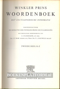 Winkler Prins woordenboek II