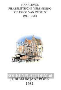 Jubileumjaar-boek 'Op hoop van zegels' 1911-1981