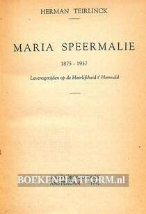 Maria Speermalie 1875-1937