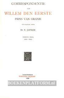 Correspondentie van Willem den Eerste Prins van Oranje