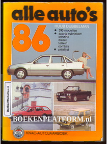 Alle auto's 1986