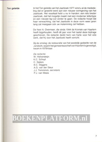 Haerlem Jaarboek 1978