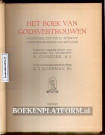 Het boek van Godsvertrouwen