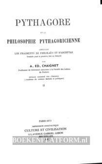 Pythagore et la Philosophie Pythagoricienne II