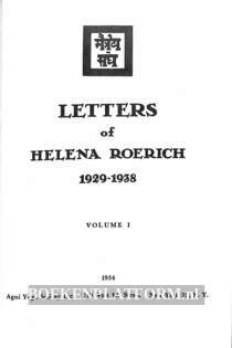 Letters of Helena Roerich 1929-1938 Vol. 1