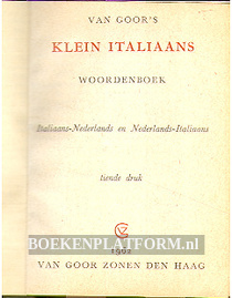 van Goor's klein Italiaans Woordenboek