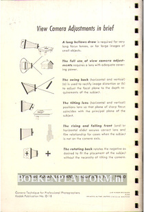 Camera Technique for Professional Photographers