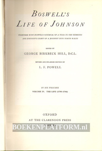 Boswell's life of Johnson IV