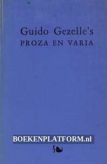 Guido Gezelle's proza en varia