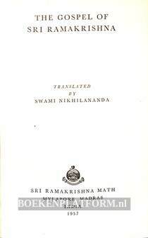 The Gospel of Sri Ramakrishna