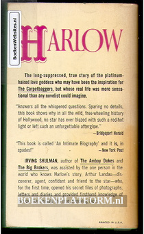 Harlow an intimate biography