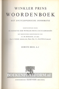 Winkler Prins woordenboek I