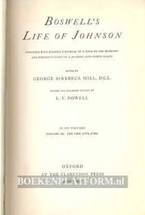Boswell's Life of Johnson III