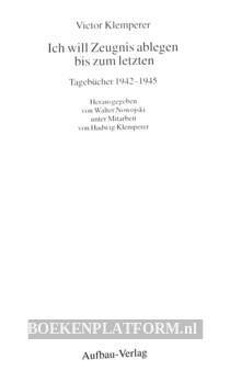 Ich will Zeugnis ablegen bis zum letzen 2