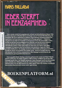 Ieder sterft in eenzaamheid