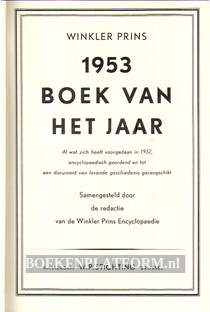 Boek van het jaar 1953
