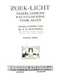 Zoek-licht Nederlandsche encyclopaedie voor Allen 5