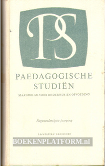 Paedagogische studien 1962