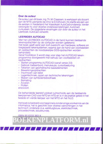 Leerboek Autocad voor het MTO en HTO