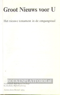 Groot nieuws voor u