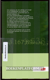 Zakboek Loonkosten subsidies 2001/2002