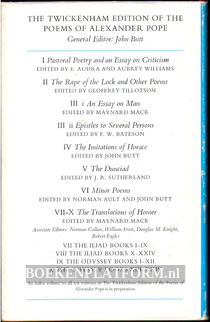 The Poems of Alexander Pope Vol. X