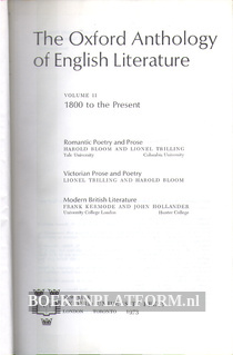 The Oxford Anthology of English Literature Vol. II