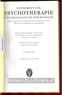 Zeitschrift fur Psychotherapie und Medizinische Psychologie 1964
