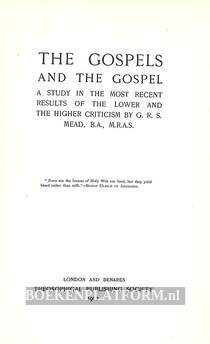 The Gospels and the Gospel