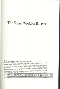 The Social World of Batavia