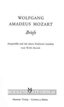 Wolfgang Amadeus Mozart Briefe