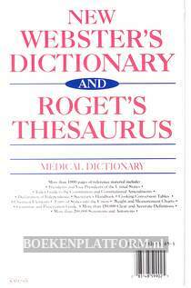 New Webster's Dictionary and  Roget's Thesaurus