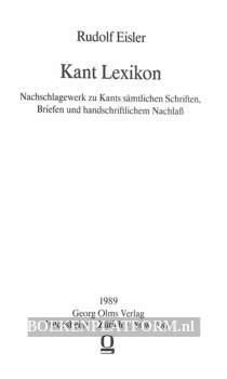 Kant Lexikon
