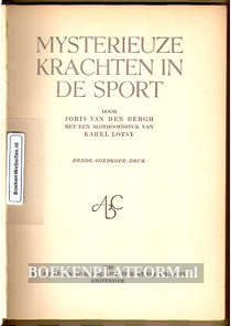 Mysterieuze krachten in de sport