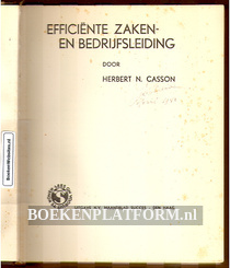 Efficiente zaken- en bedrijfsleiding