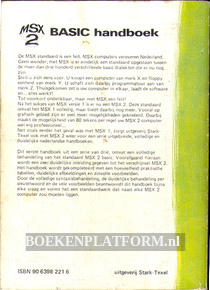 MSX 2 BASIC handboek