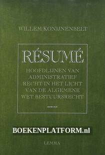Resume, hoofdlijnen van administratief recht