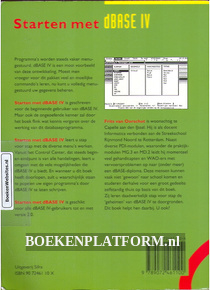 Starten met dBase IV