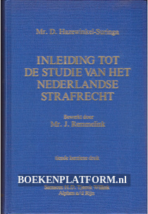 Inleiding tot de studie van het Nederlands strafrecht
