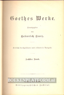 Goethes Werke dl. 06
