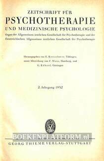 Zeitschrift fur Psychotherapie und Medizinische Psychologie 1952