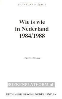 Wie is wie in Nederland 1984-1988